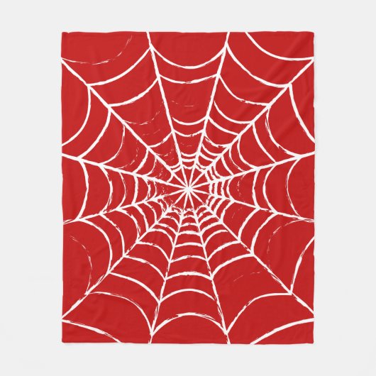Rotes Web Fleecedecke (Vorderseite)