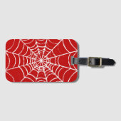 Rotes Web Gepäckanhänger (Vorderseite (Horizontal))