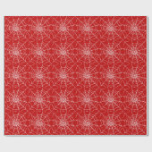 Rotes Web Geschenkpapier (Flach)