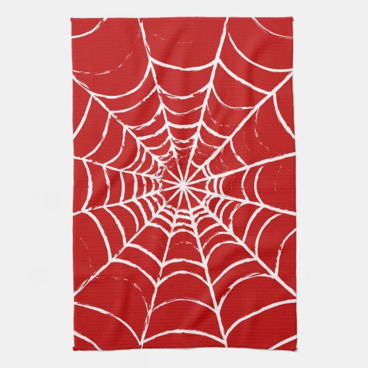 Rotes Web Geschirrtuch (Vertikal)