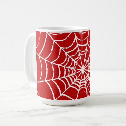 Rotes Web Kaffeetasse (Vorderseite Links)