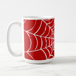 Rotes Web Kaffeetasse