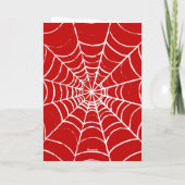 Rotes Web Karte (Rückseite)