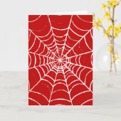Rotes Web Karte (Gelbe Blume)
