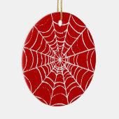 Rotes Web Keramik Ornament (Rechts)