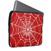 Rotes Web Laptopschutzhülle (Vorne Rechts)