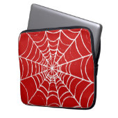 Rotes Web Laptopschutzhülle (Vorderseite Links)