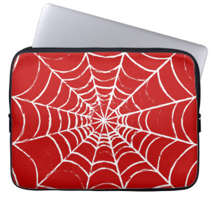 Rotes Web Laptopschutzhülle
