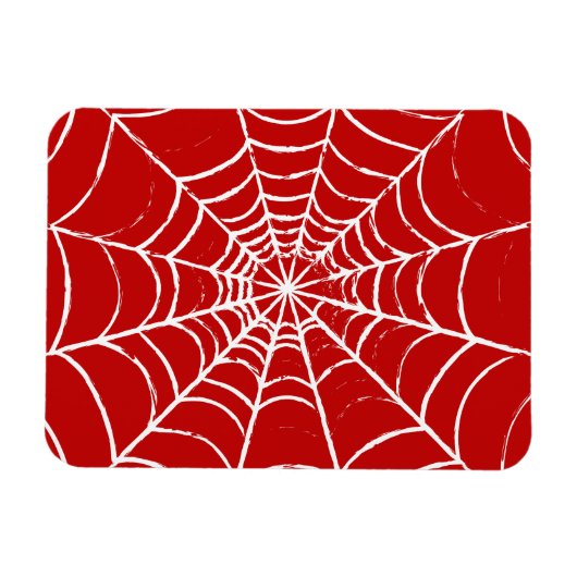 Rotes Web Magnet (Horizontal)