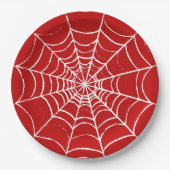 Rotes Web Pappteller (Vorderseite)