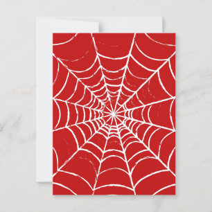 Rotes Web Postkarte