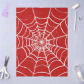 Rotes Web Seidenpapier (Basteln)