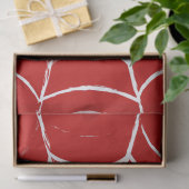 Rotes Web Seidenpapier (Geschenk)