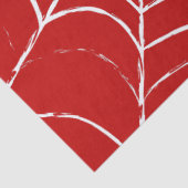 Rotes Web Seidenpapier (Detail)