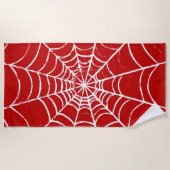 Rotes Web Strandtuch (Vorderseite)