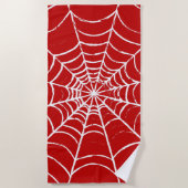 Rotes Web Strandtuch (Vorderseite)