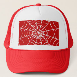 Rotes Web Truckerkappe