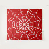 Rotes Web Wandteppich (Vorderseite (Horizontal))