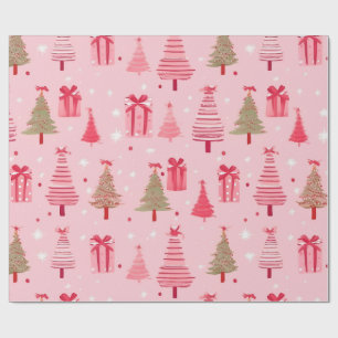 Rotes Weihnachten Geschenkpapier