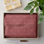 Rotes Weihnachtsbaum-Muster Seidenpapier (Geschenk)