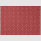 Rotes Weihnachtsbaum-Muster Seidenpapier (Vorderseite)