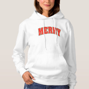 Rotes Weihnachtsdesign Hoodie