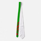 Rotes Weihnachtsdreifacher Clef Krawatte (Rückseite)