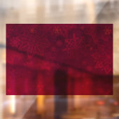 Rotes Weihnachtsfest Fensteraufkleber (Blatt 2)