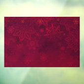 Rotes Weihnachtsfest Fensteraufkleber (Blatt 3)