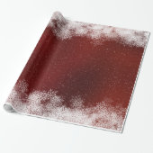 Rotes Weihnachtsfest Geschenkpapier (Ungerollt)