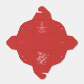 Rotes Weihnachtsfest Geschenkschachtel (Ungefaltet)