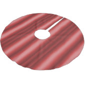 Rotes Weihnachtsfest Polyester Weihnachtsbaumdecke (Schrägansicht)