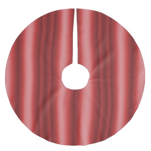 Rotes Weihnachtsfest Polyester Weihnachtsbaumdecke (Vorderseite)