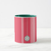 Rotes Weihnachtsfest Tasse (Zentrum)
