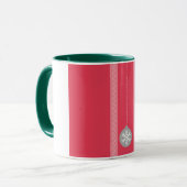 Rotes Weihnachtsfest Tasse (Vorderseite Links)