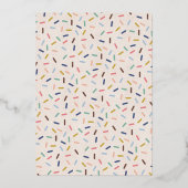 Rotes Weihnachtskochtopf Dekorieren Party Einladun Folieneinladung (Rückseite)