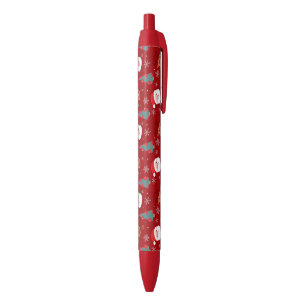 Rotes Weihnachtsmuster Kugelschreiber