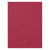 Rotes Weihnachtsmuster. Tischdecke (Vorderseite)