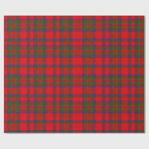 Rotes Weihnachtswolltextur-Karo Geschenkpapier