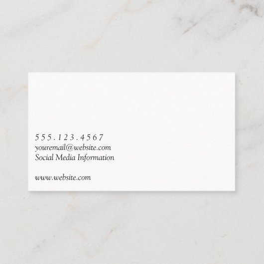 Rotes Weinglas | QR-Code Visitenkarte (Rückseite)