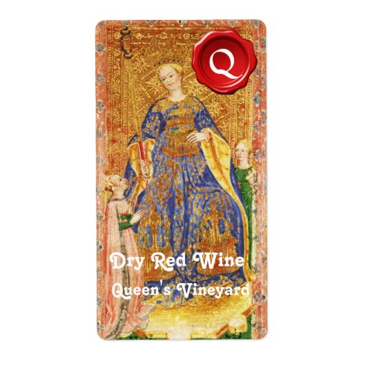 ROTES WEINWEINWACHS-SIEGEL/ANTIQUE-ZIELE (Vorne)