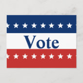 Rotes Weiß und Blau mit Sternen wählen Postkarte (Vorderseite)