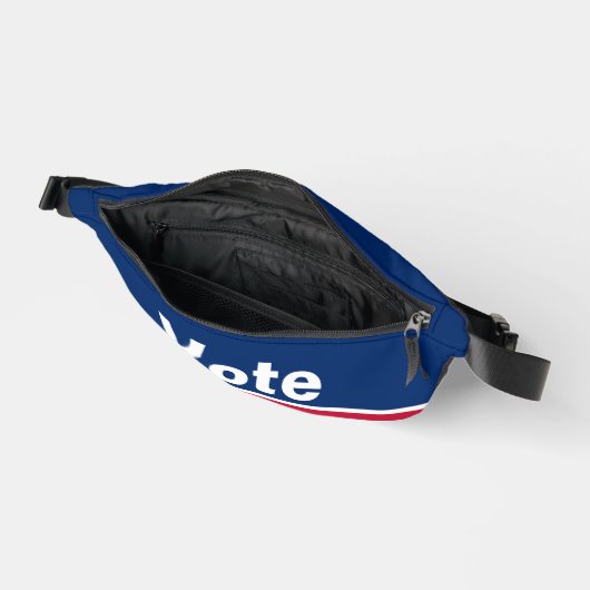 Rotes Weiß und Blau mit Streifen wählen Bauchtasche (Offen)