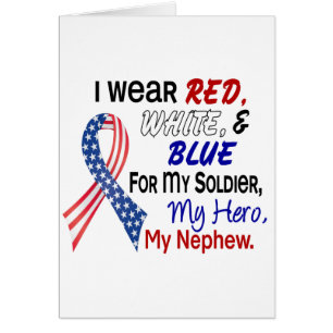 Rotes weißes Blau für meinen Neffeen