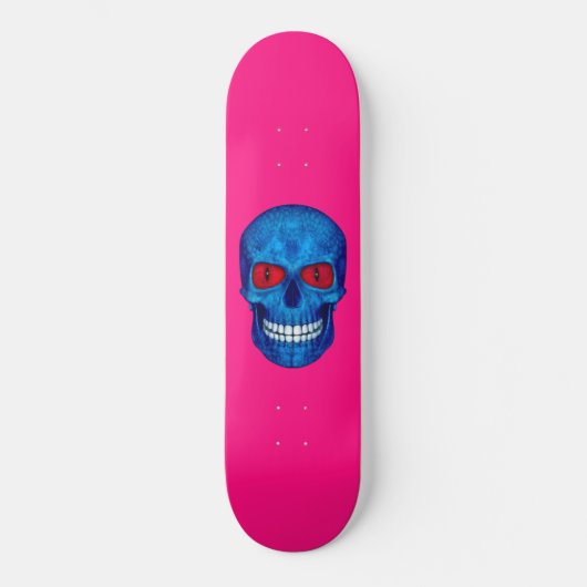 Rotes weißes Blau Skateboard (Vorderseite)