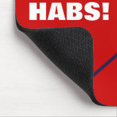 ROTES WEISSES BLAUES HOCKEY MOUSEPAD (Ecke)