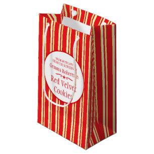 Rotes weißes gelbes kleine geschenktüte
