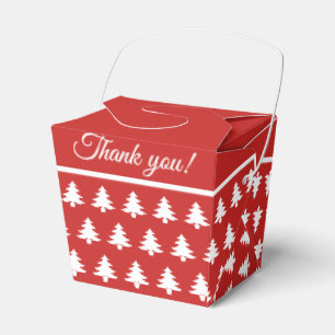 Rotes/weißes Geschenkschachtel
