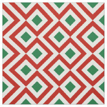 Rotes, weißes, grünes Weihnachtsgeometrisches