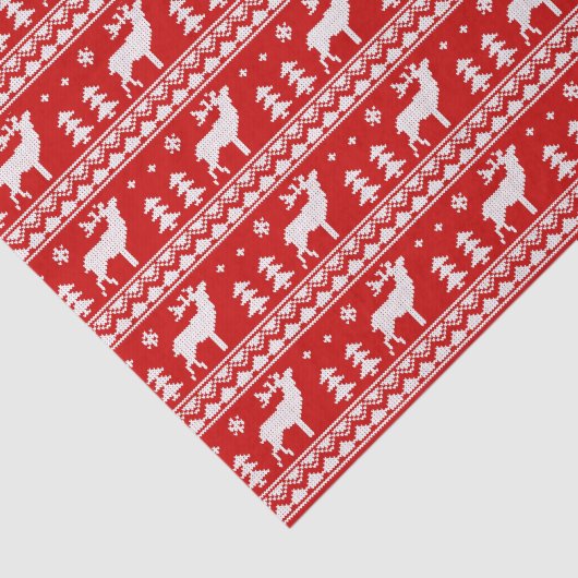 Rotes weißes hässliches seidenpapier (Ausschnitt)